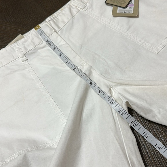 NWT GH BASS Horizon Chino 9” Relaxed Fit White Shorts, Women’s Size 6 - Picture 9 of 11